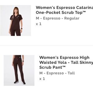 Figs Espresso Scrub Set